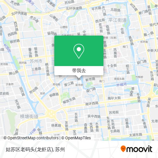 姑苏区老码头(龙虾店)地图