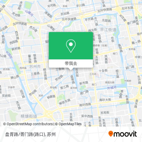 盘胥路/胥门路(路口)地图