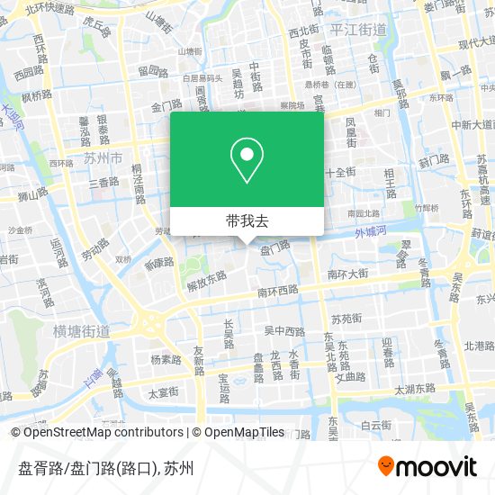 盘胥路/盘门路(路口)地图