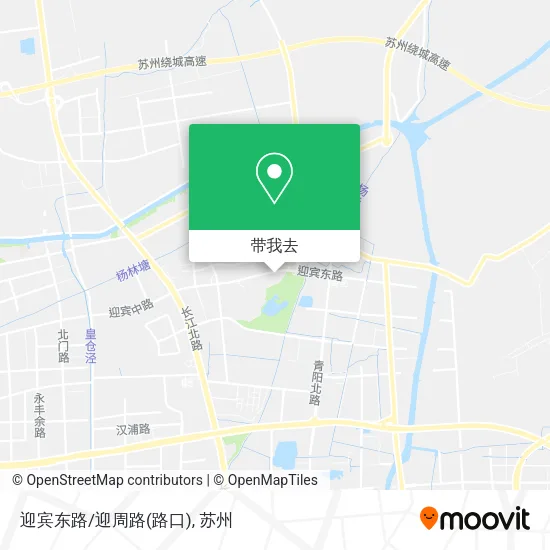 迎宾东路/迎周路(路口)地图