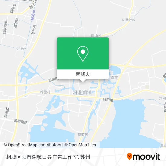 相城区阳澄湖镇日昇广告工作室地图