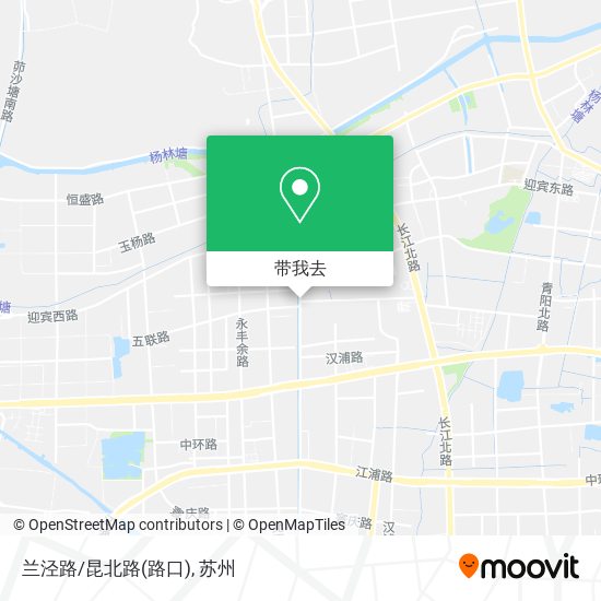 兰泾路/昆北路(路口)地图