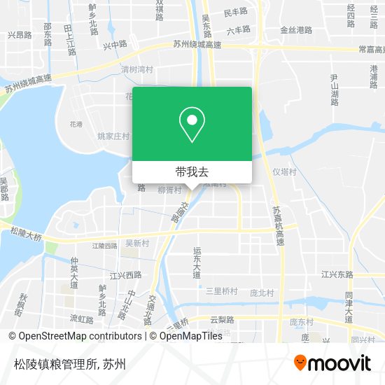 松陵镇粮管理所地图