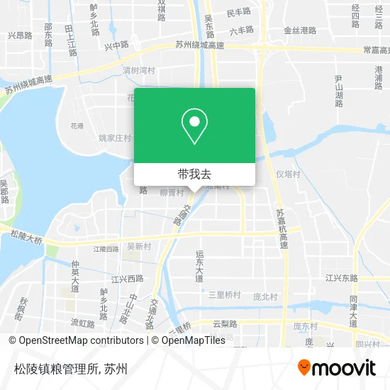 松陵镇粮管理所地图