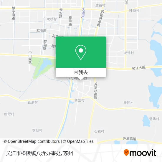 吴江市松陵镇八坼办事处地图