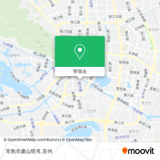 常熟市虞山塔湾地图
