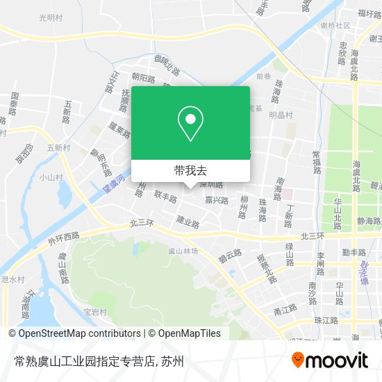 常熟虞山工业园指定专营店地图