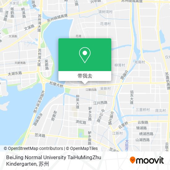 BeiJing Normal University TaiHuMingZhu Kindergarten地图