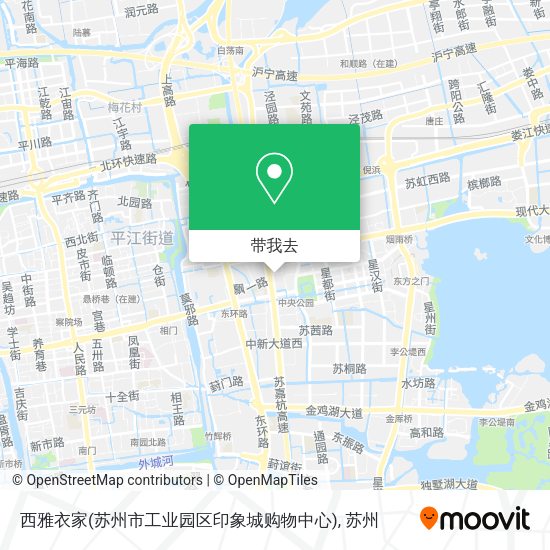 西雅衣家(苏州市工业园区印象城购物中心)地图