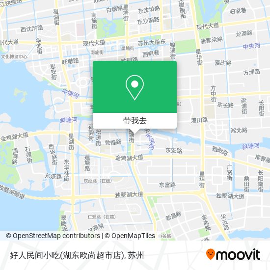 好人民间小吃(湖东欧尚超市店)地图