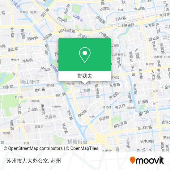 苏州市人大办公室地图