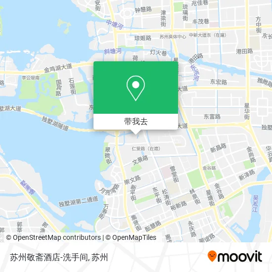 苏州敬斋酒店-洗手间地图