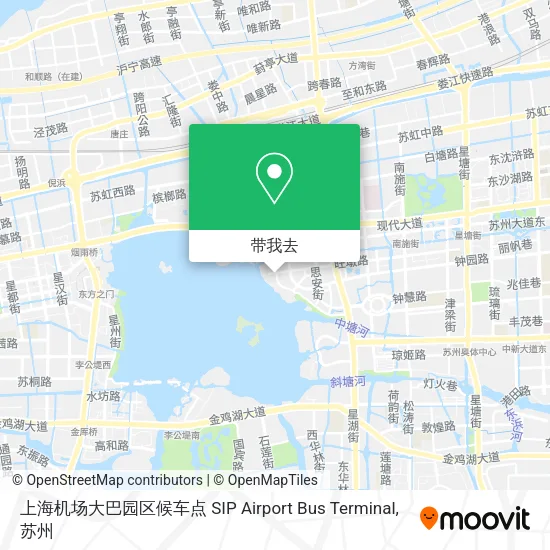 上海机场大巴园区候车点 SIP Airport Bus Terminal地图