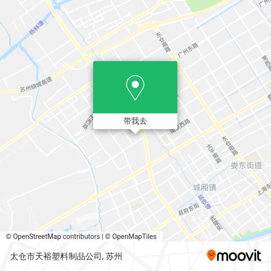 太仓市天裕塑料制品公司地图