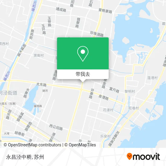 永昌泾中桥地图