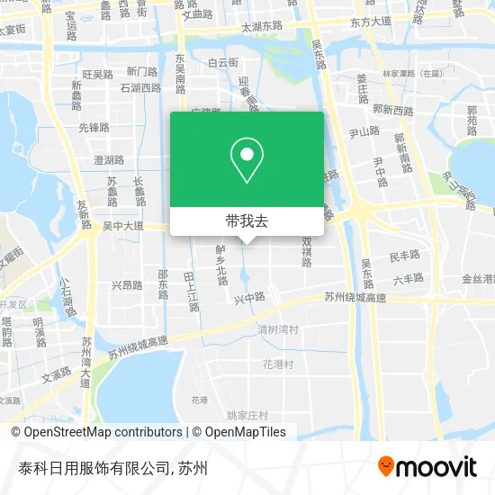 泰科日用服饰有限公司地图