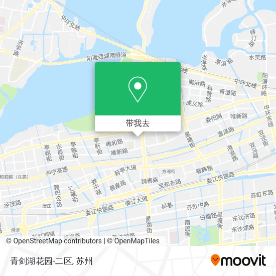 青剑湖花园-二区地图