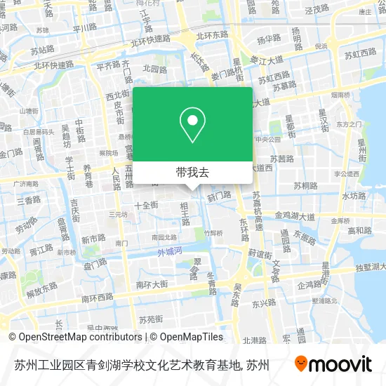 苏州工业园区青剑湖学校文化艺术教育基地地图