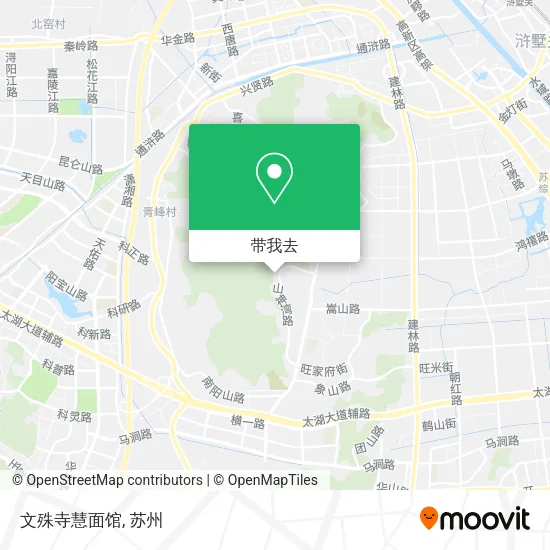 文殊寺慧面馆地图