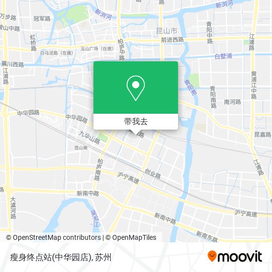 瘦身终点站(中华园店)地图