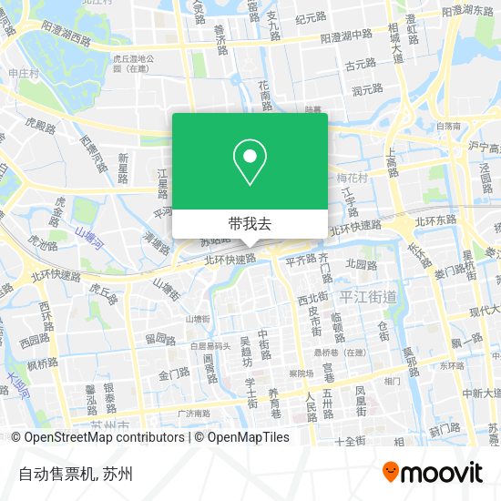 自动售票机地图