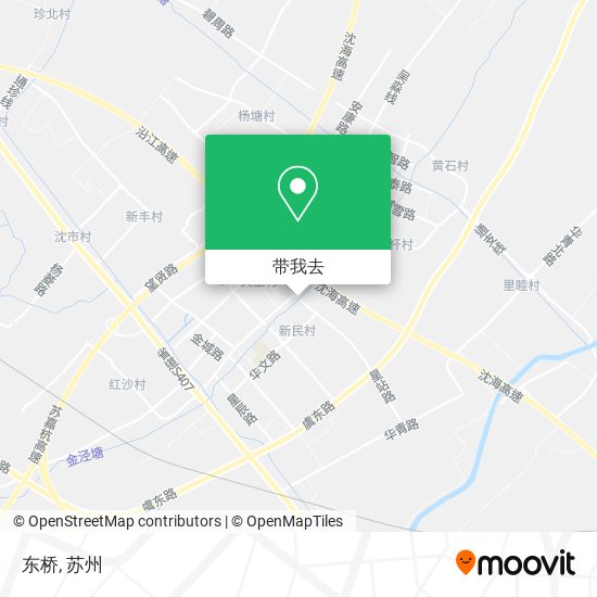 东桥地图