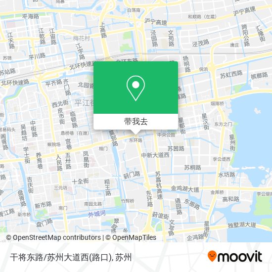 干将东路/苏州大道西(路口)地图