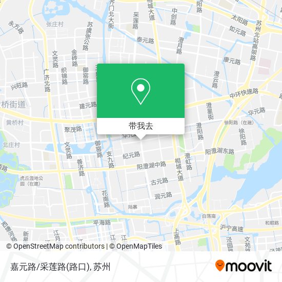 嘉元路/采莲路(路口)地图