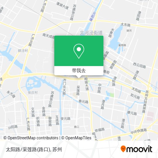 太阳路/采莲路(路口)地图
