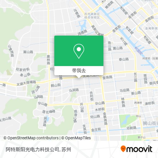 阿特斯阳光电力科技公司地图