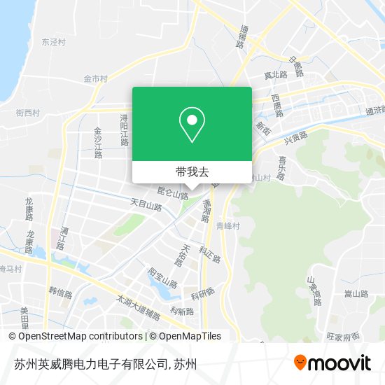 苏州英威腾电力电子有限公司地图