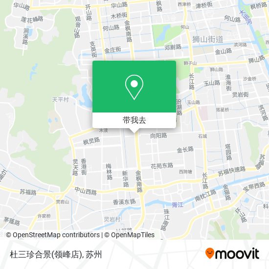 杜三珍合景(领峰店)地图