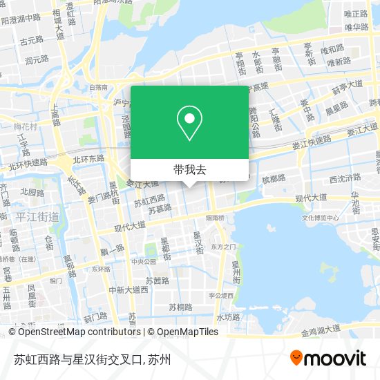 苏虹西路与星汉街交叉口地图