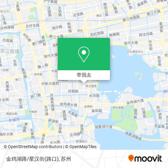 金鸡湖路/星汉街(路口)地图