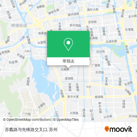 苏蠡路与先锋路交叉口地图