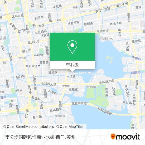 李公堤国际风情商业水街-西门地图