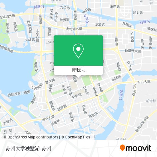 苏州大学独墅湖地图