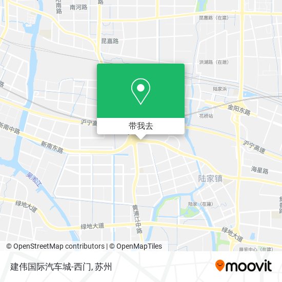 建伟国际汽车城-西门地图