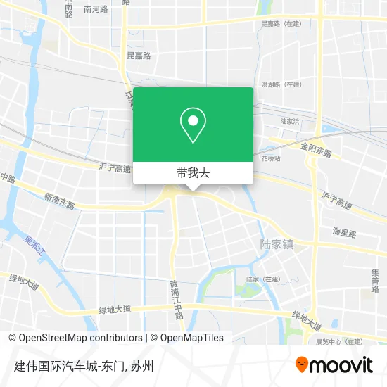 建伟国际汽车城-东门地图