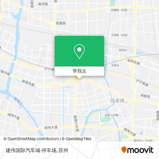 建伟国际汽车城-停车场地图