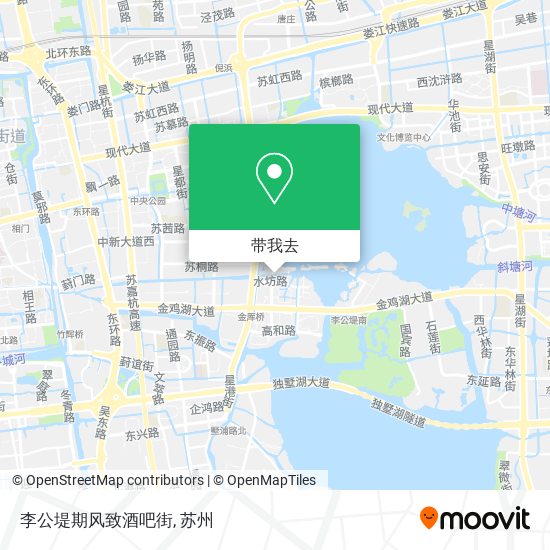 李公堤期风致酒吧街地图
