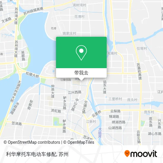 利华摩托车电动车修配地图