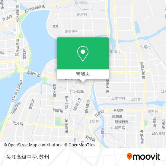 吴江高级中学地图