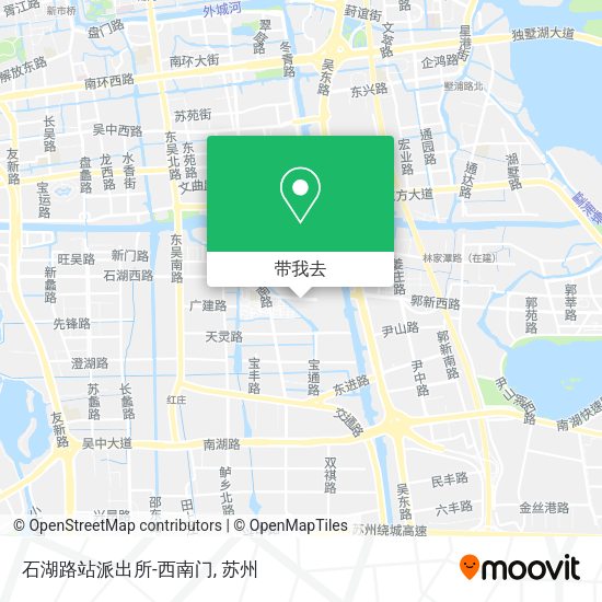 石湖路站派出所-西南门地图