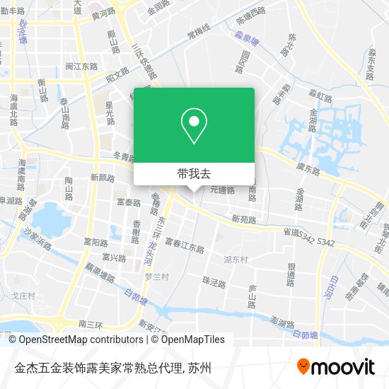 金杰五金装饰露美家常熟总代理地图