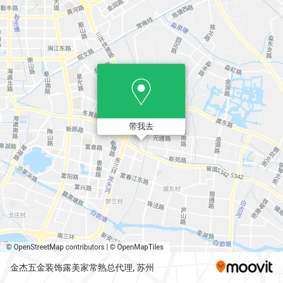 金杰五金装饰露美家常熟总代理地图