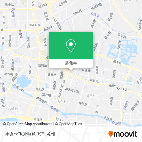 南京学飞常熟总代理地图