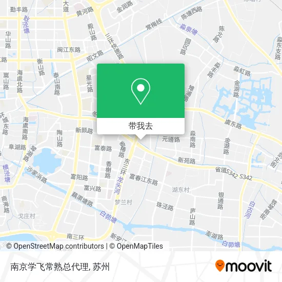 南京学飞常熟总代理地图