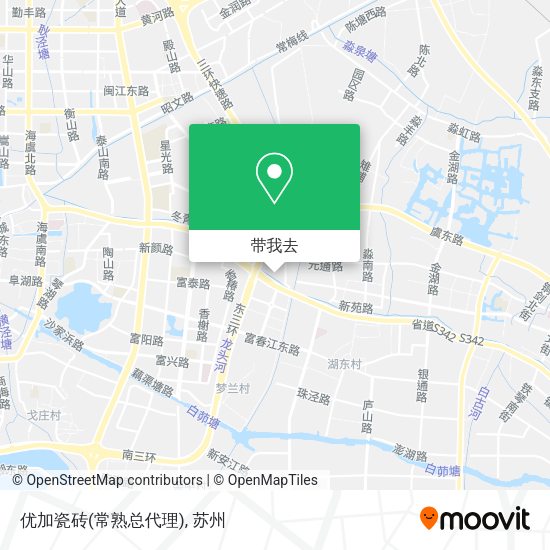 优加瓷砖(常熟总代理)地图