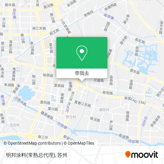 明邦涂料(常熟总代理)地图